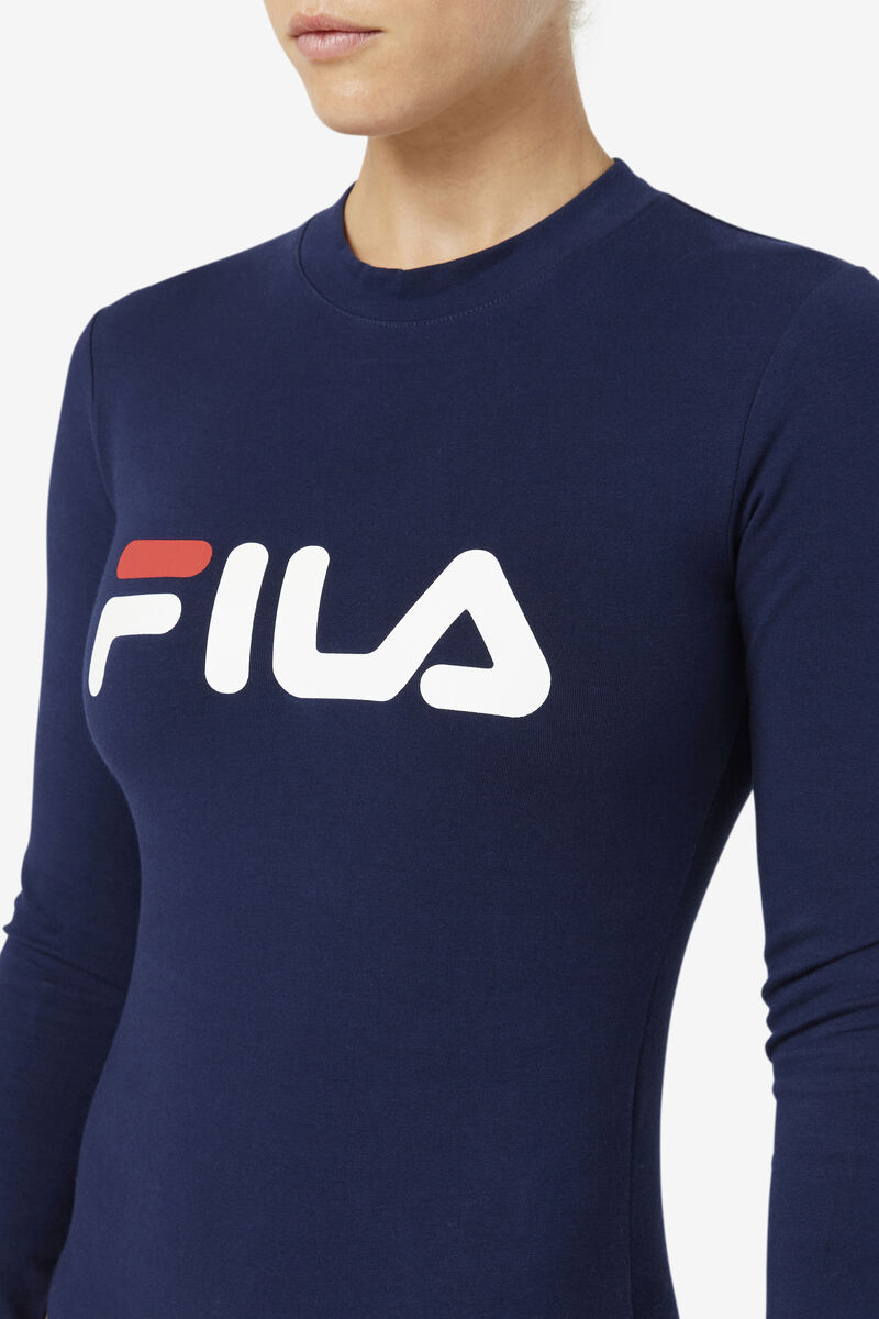 Women's Fila Chaya Bodysuit Bodysuits Navy | hrUu4wItBsw