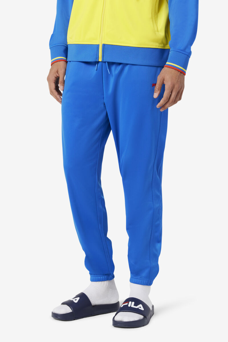 Women's Fila Colombia Track Pant Tracksuits Blue / Red | nbN3XRdIXGs