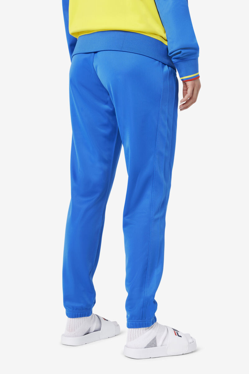 Women's Fila Colombia Track Pant Tracksuits Blue / Red | nbN3XRdIXGs
