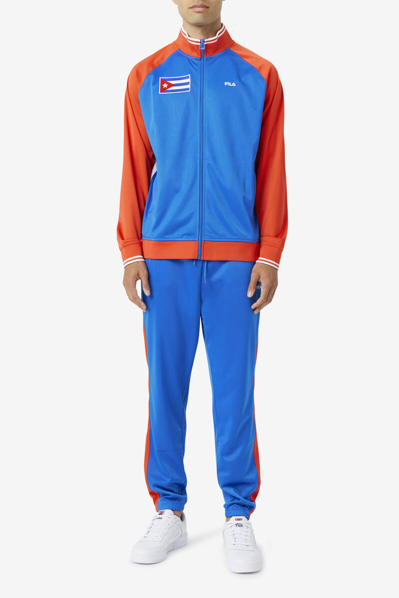 Women's Fila Cuba Pant Pants Blue / Red | P2b3BLrJVeq