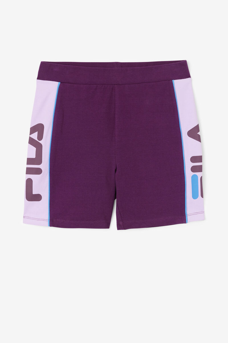 Women\'s Fila Davina Bike Short Shorts Purple | uS3gQdmU7Rl