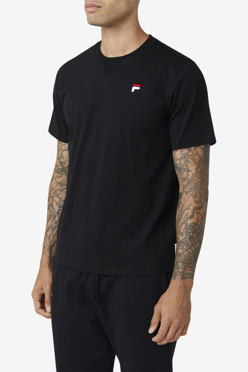 Women's Fila Derion T Shirts Black | czV8BpYJkmx