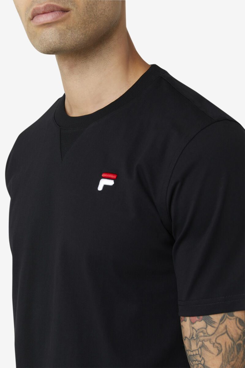Women's Fila Derion T Shirts Black | czV8BpYJkmx