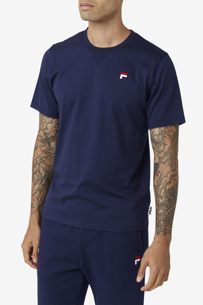 Women's Fila Derion T Shirts Navy | 8fsv2ovR4K2