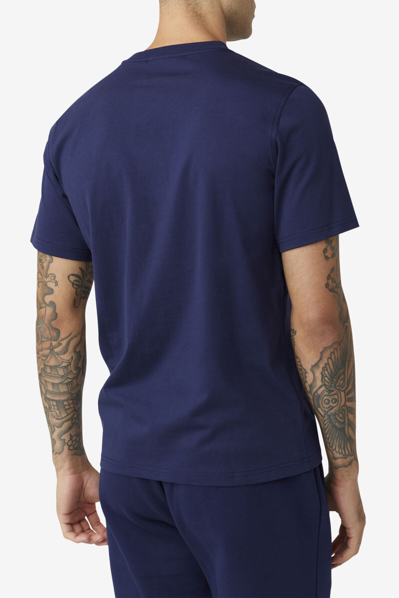 Women's Fila Derion T Shirts Navy | 8fsv2ovR4K2