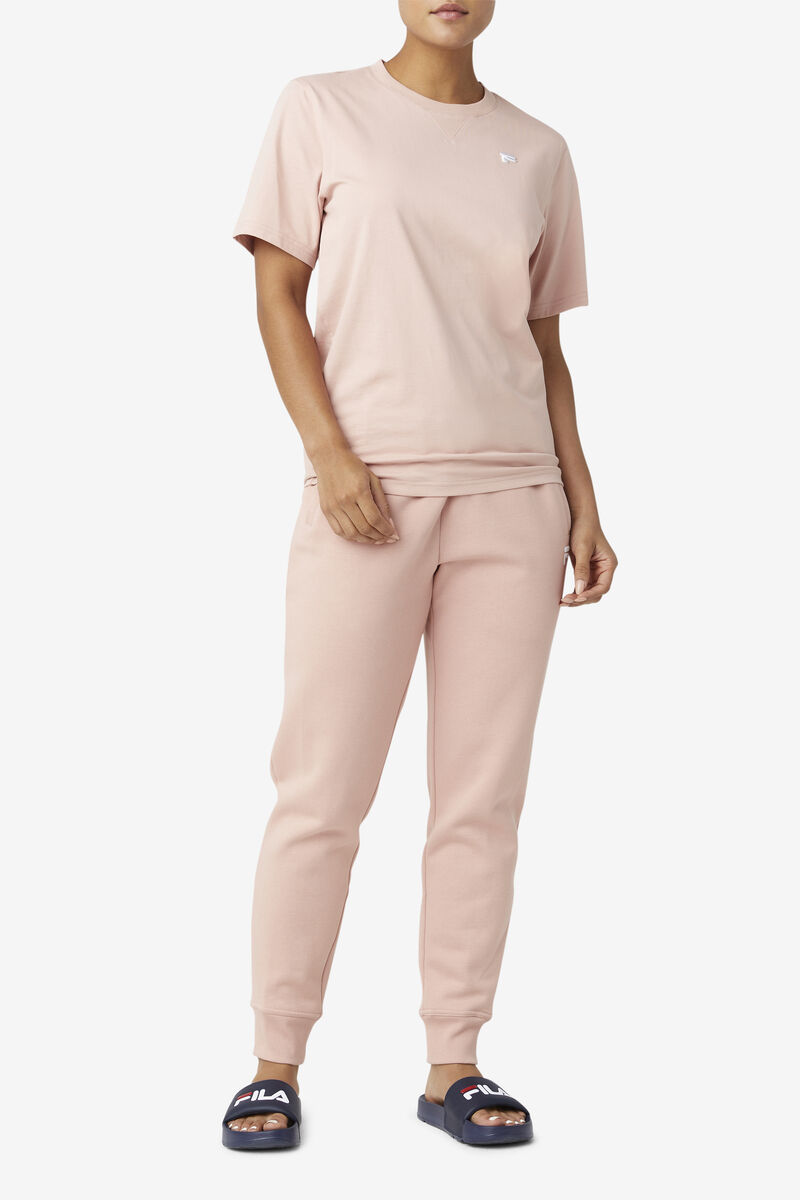 Women's Fila Derion T Shirts Rose | qfEhtqd2HLx