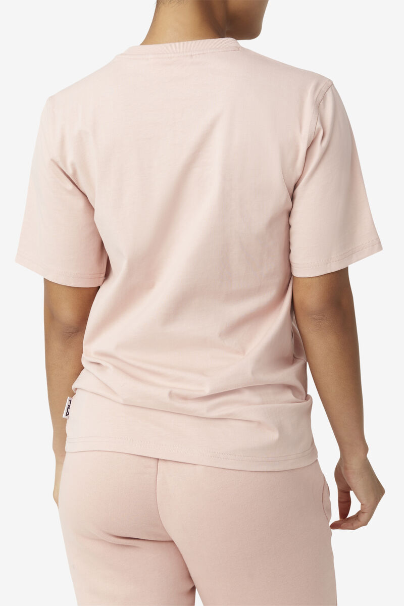 Women's Fila Derion T Shirts Rose | qfEhtqd2HLx