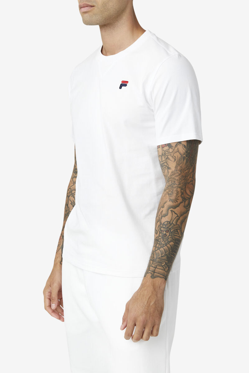 Women's Fila Derion T Shirts White | W3cHMwn3ua4