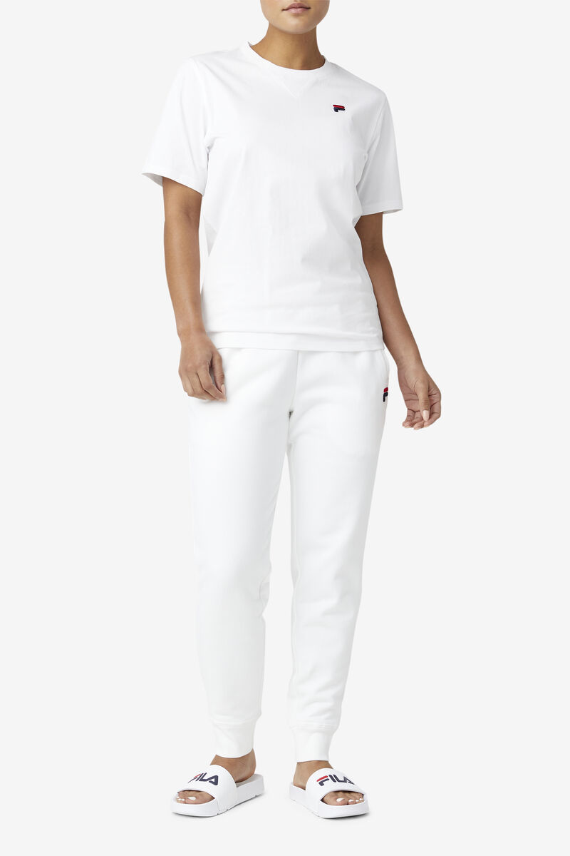 Women's Fila Derion T Shirts White | W3cHMwn3ua4