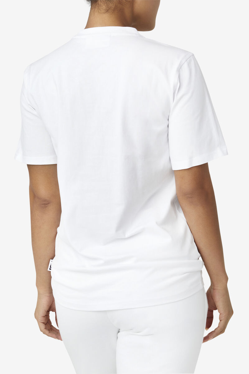 Women's Fila Derion T Shirts White | W3cHMwn3ua4