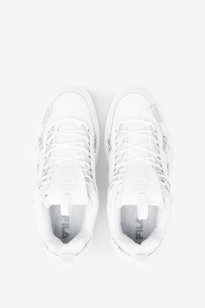 Women's Fila Disruptor 2 110th Year Anniversary Platform Shoes White / White / White | em6p569ejMx