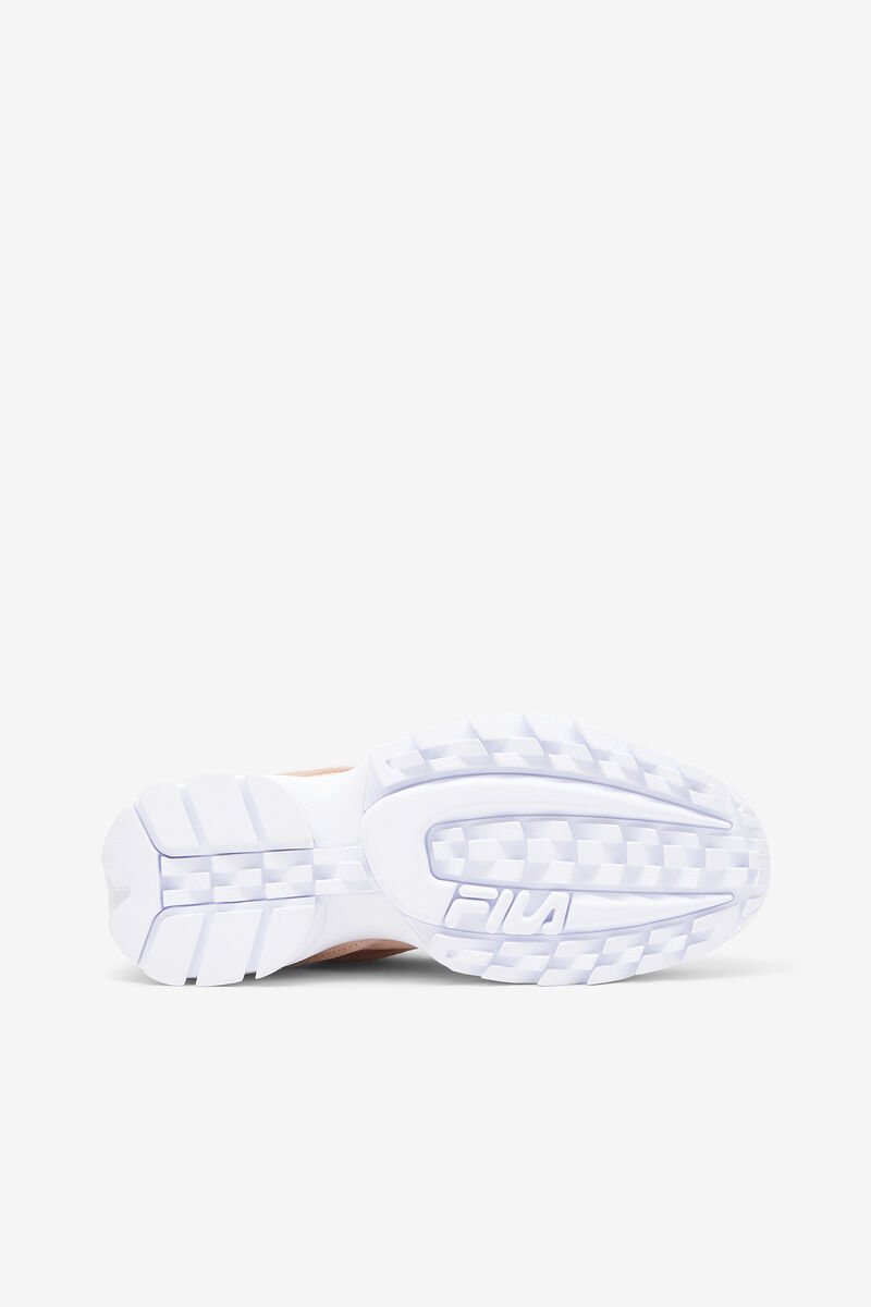 Women's Fila Disruptor 2 Deconstructed Platform Shoes Coral / Metal Gold / White | FmhSkuoYoOX