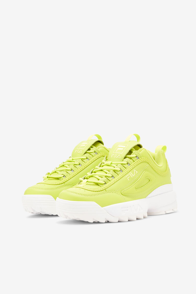 Women's Fila Disruptor 2 Premium Platform Shoes Light Green / Light Green / White | 4I2NbzncQ2X