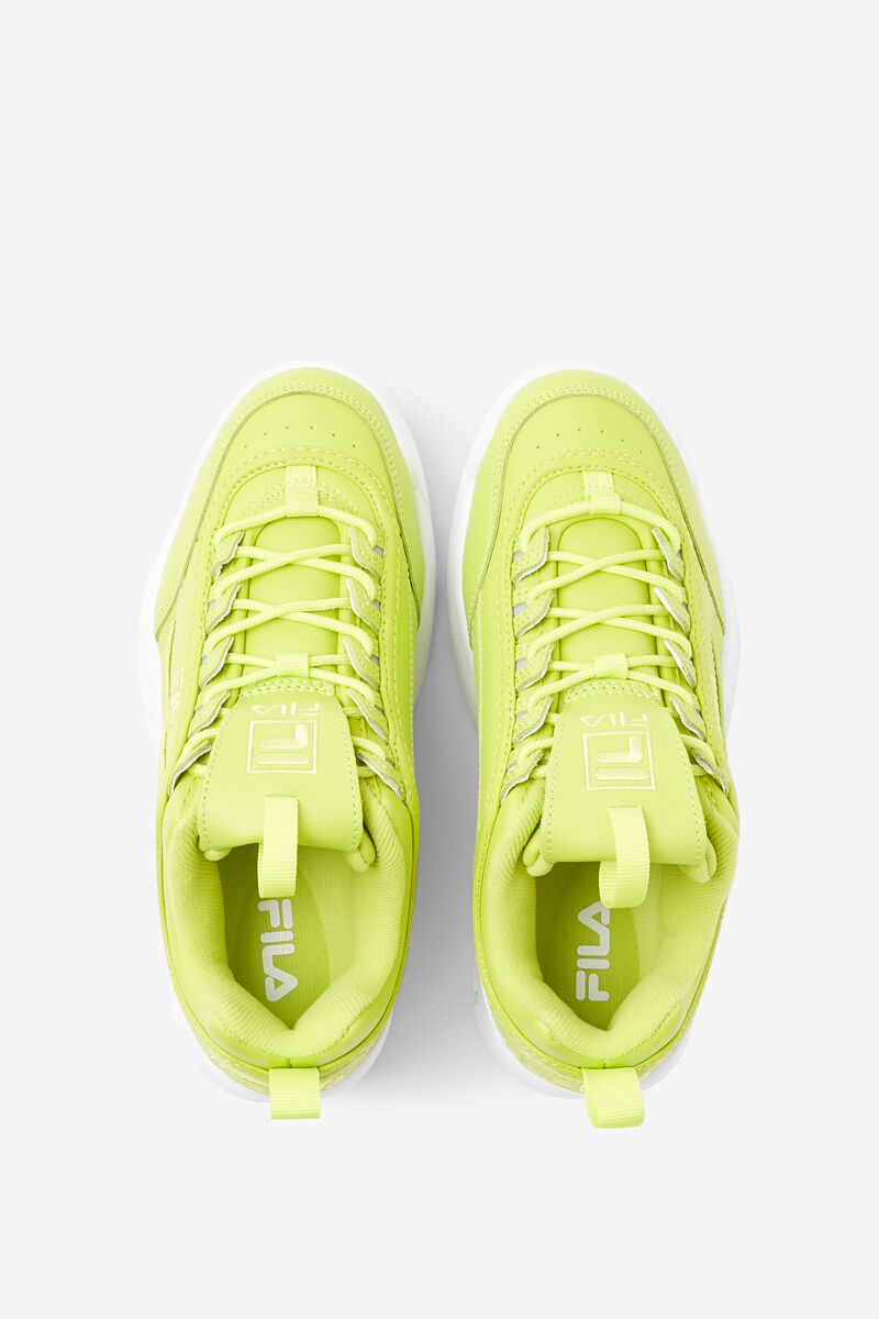 Women's Fila Disruptor 2 Premium Platform Shoes Light Green / Light Green / White | 4I2NbzncQ2X