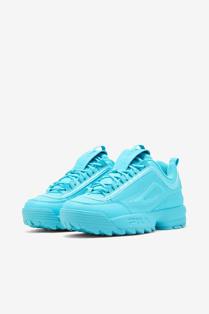 Women's Fila Disruptor 2 Premium Platform Shoes Blue / Blue / Blue | V4fLrZUd8Cz