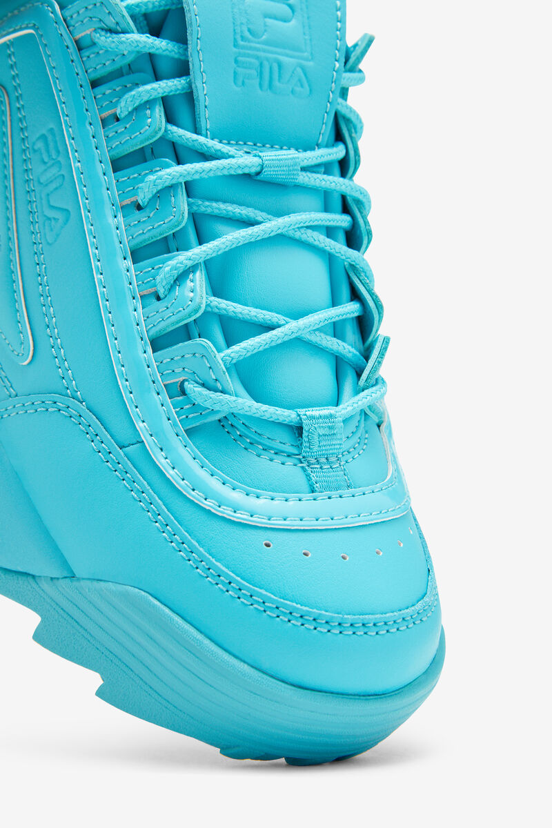 Women's Fila Disruptor 2 Premium Platform Shoes Blue / Blue / Blue | V4fLrZUd8Cz