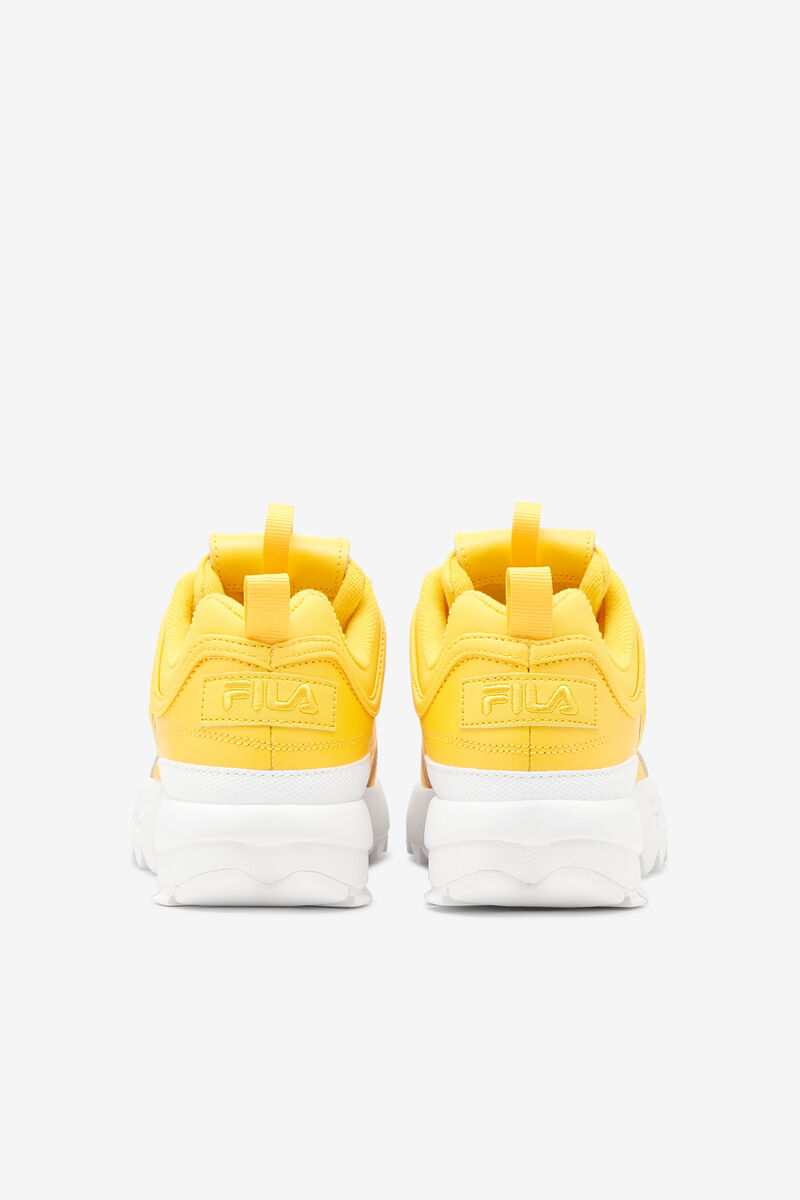 Women's Fila Disruptor 2 Premium Platform Shoes Yellow / Yellow / White | kHt6p2FZJUg