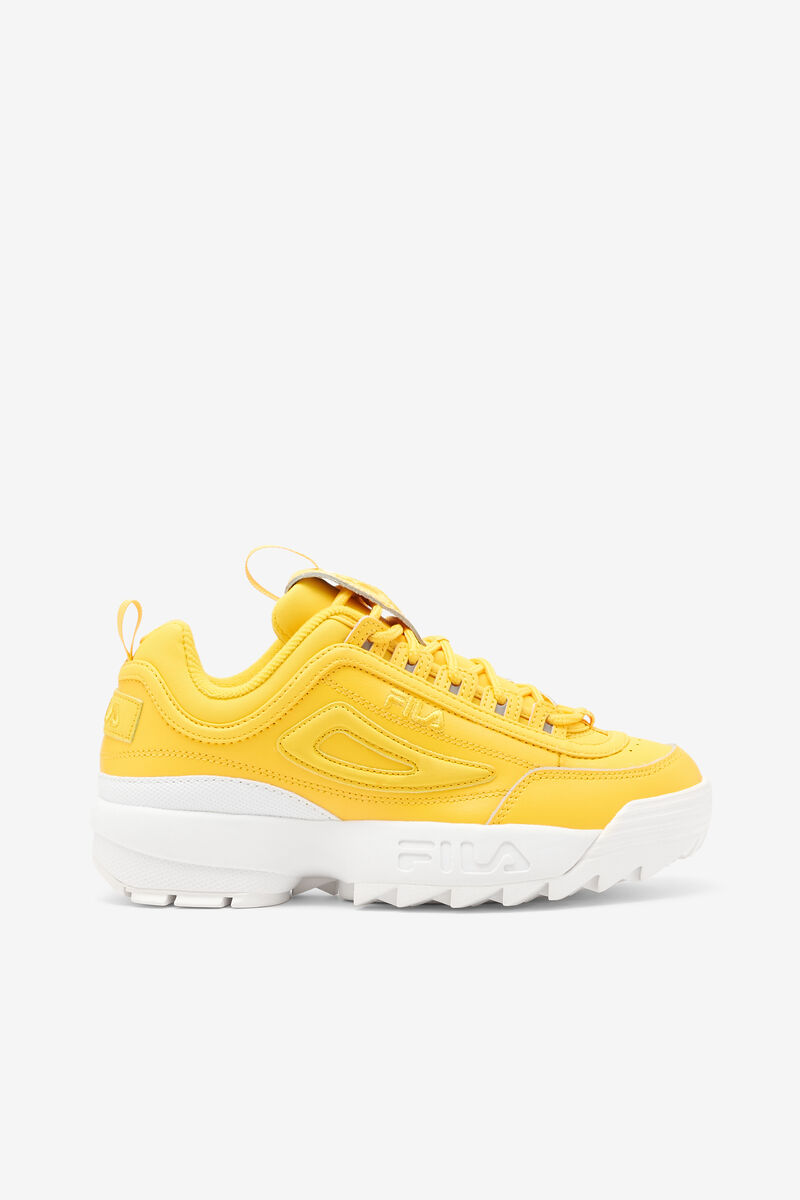 Women\'s Fila Disruptor 2 Premium Platform Shoes Yellow / Yellow / White | kHt6p2FZJUg