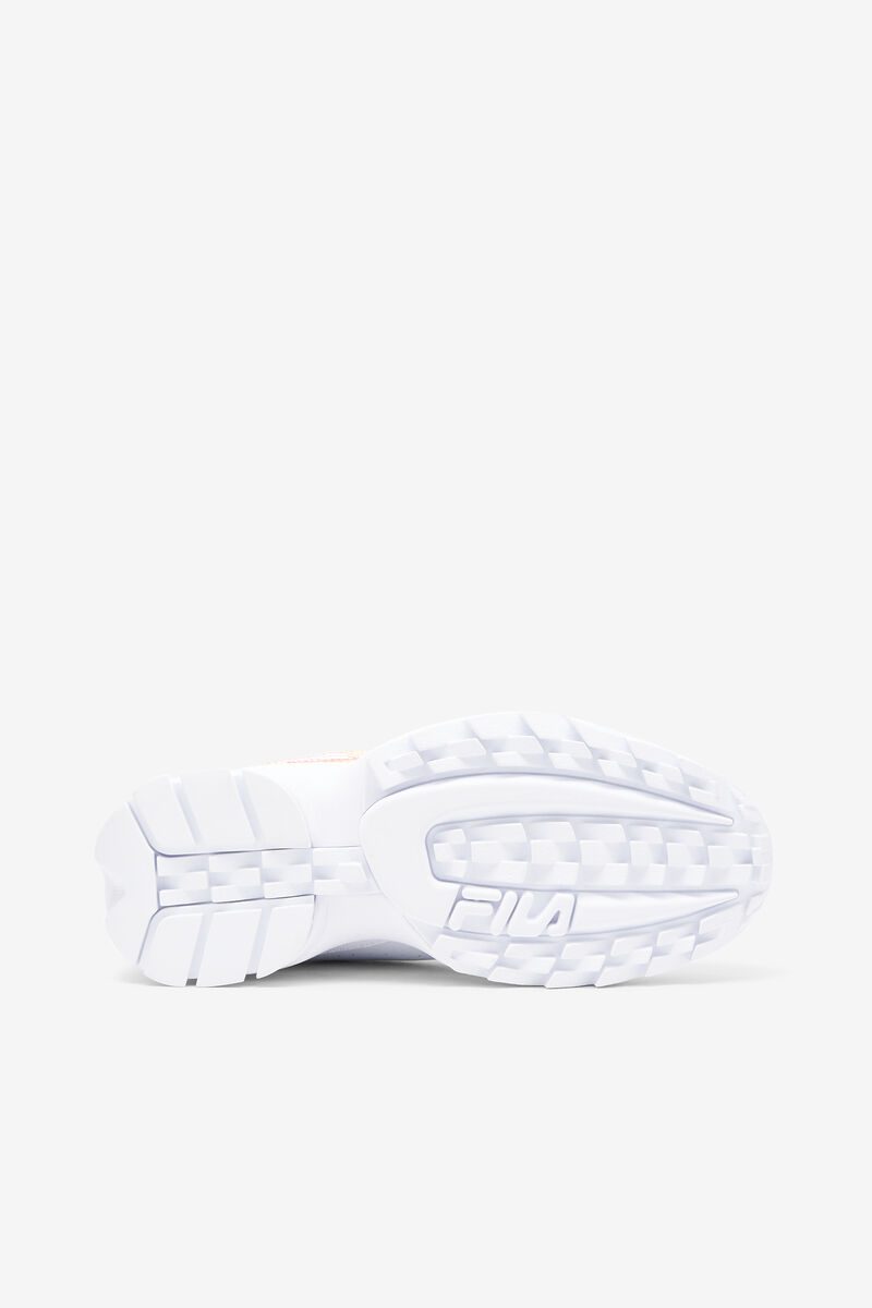 Women's Fila Disruptor 2 Stitch Sneakers White / Pink / Orange | bbO25Wd1ZQa