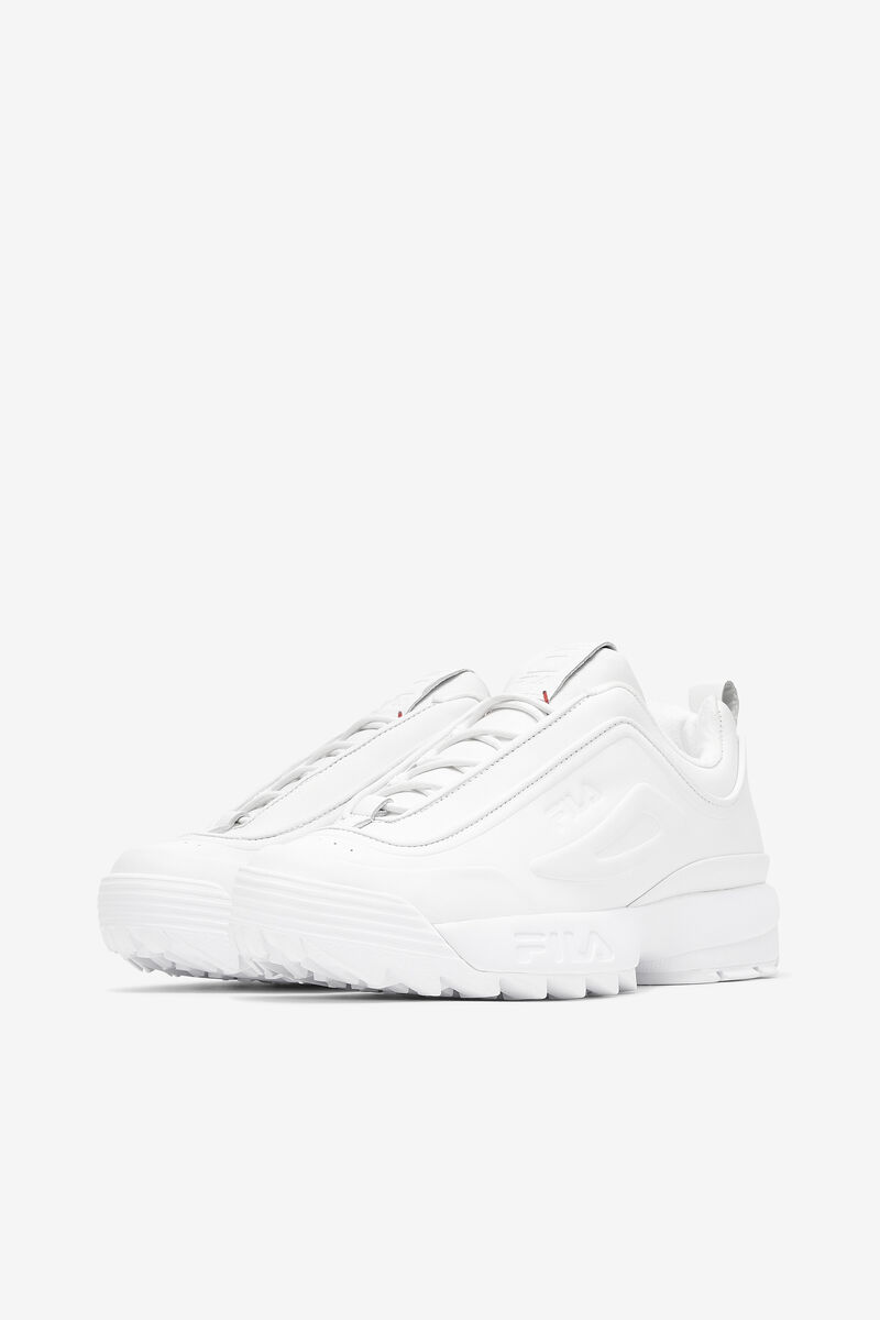 Women's Fila Disruptor Zero Platform Shoes White / White / White | MkNugmdmC3d