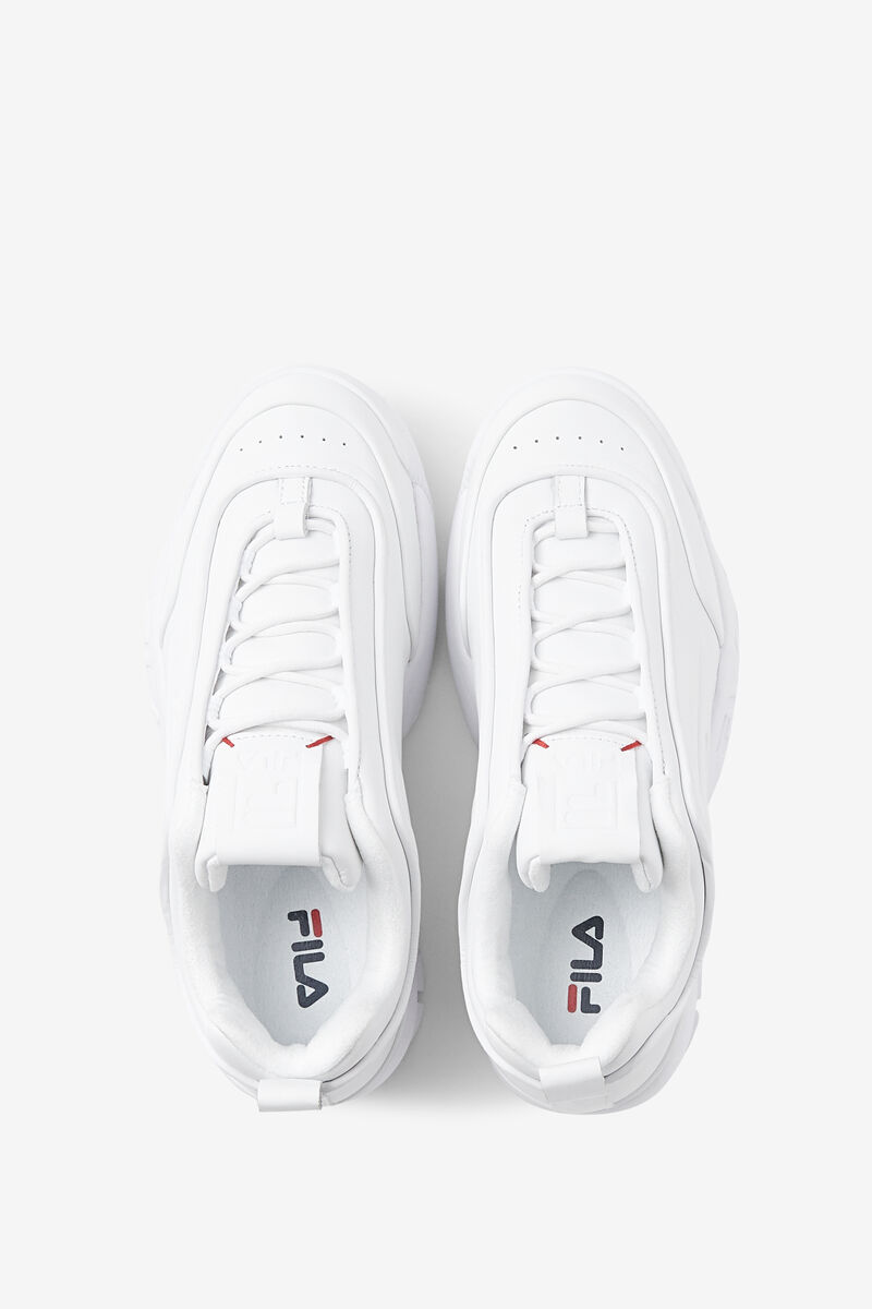 Women's Fila Disruptor Zero Platform Shoes White / White / White | MkNugmdmC3d