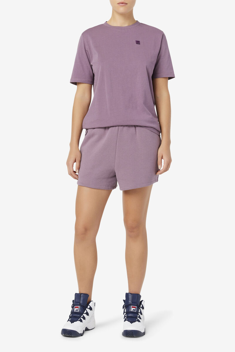 Women's Fila Doran T Shirts Lavender | zA7l2dqLlmd