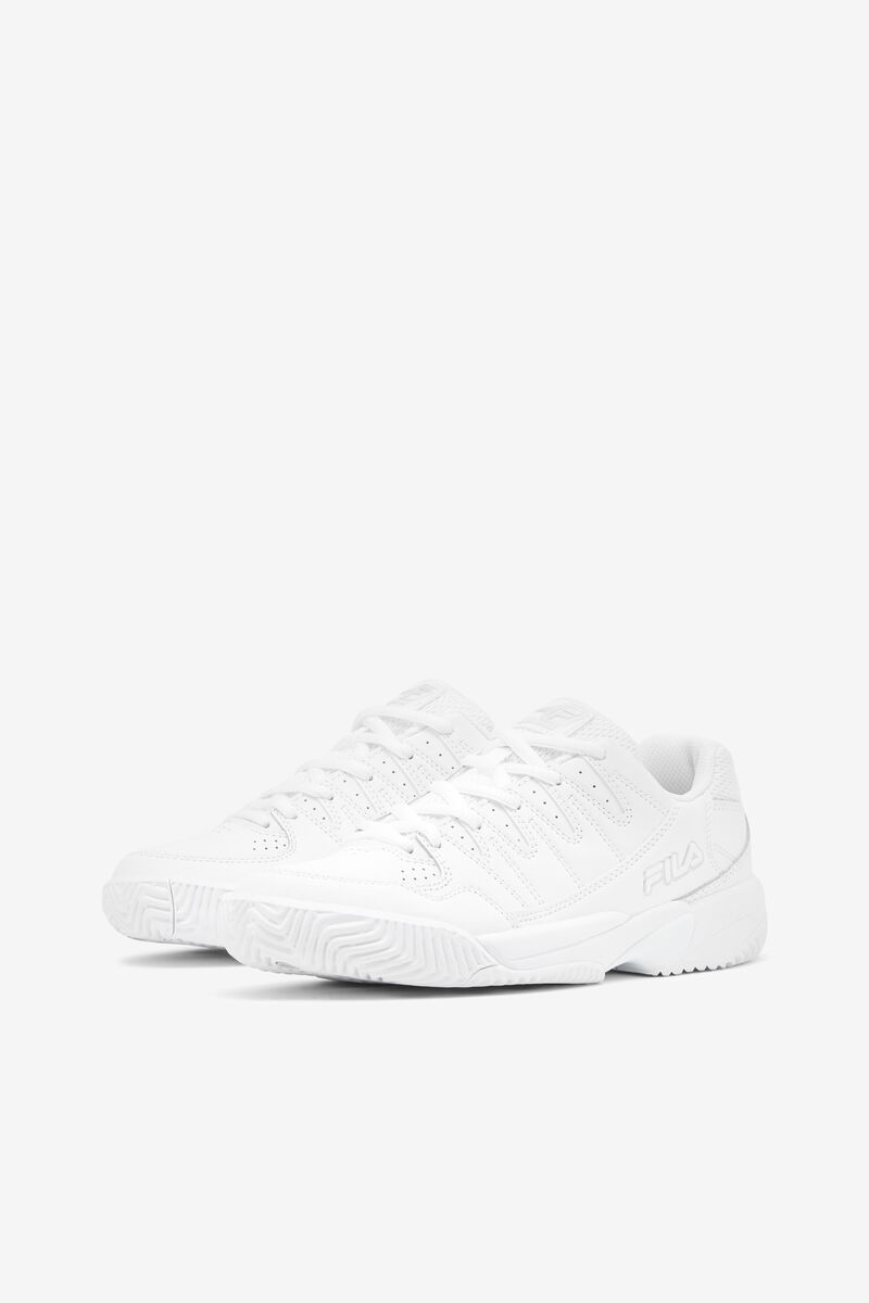 Women's Fila Double Bounce Sport Shoes White / Metal Silver | k4JAgMy6uiB