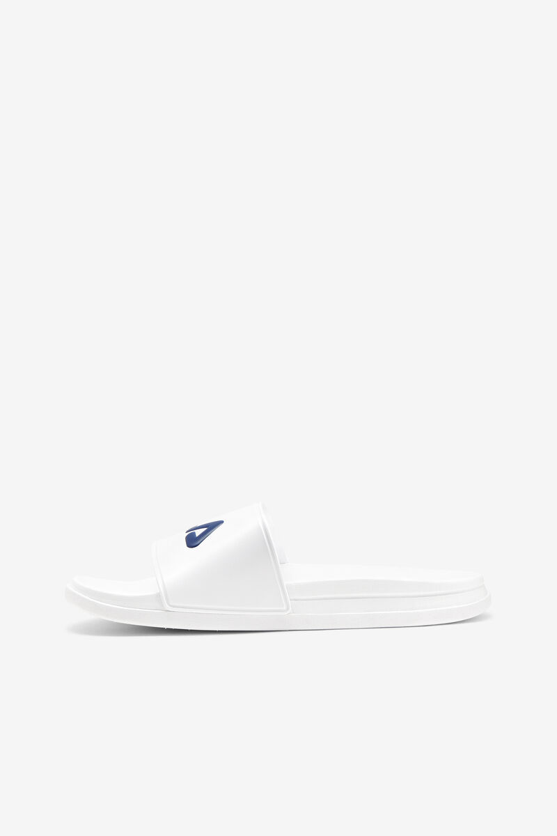 Women's Fila Drifter Luxe Sandals White / Navy / Red | LQHJ4ZuOQX2