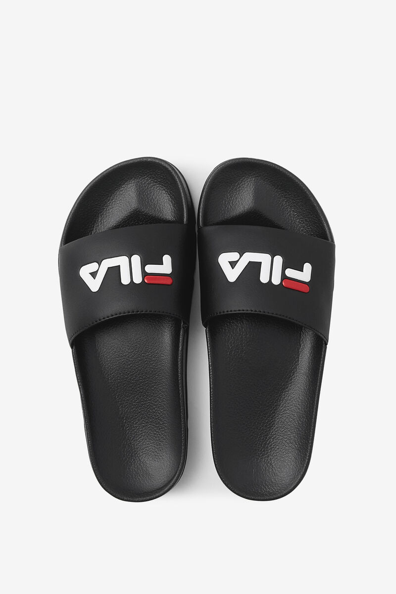 Women's Fila Drifter Sandals Black / Red / White | RHVUQG5NNOn