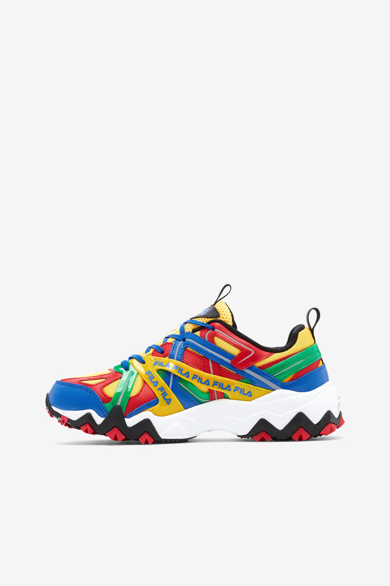 Women's Fila Electromont Sneakers Lemon / Red / Royal Blue | xLy2tf2eaKO