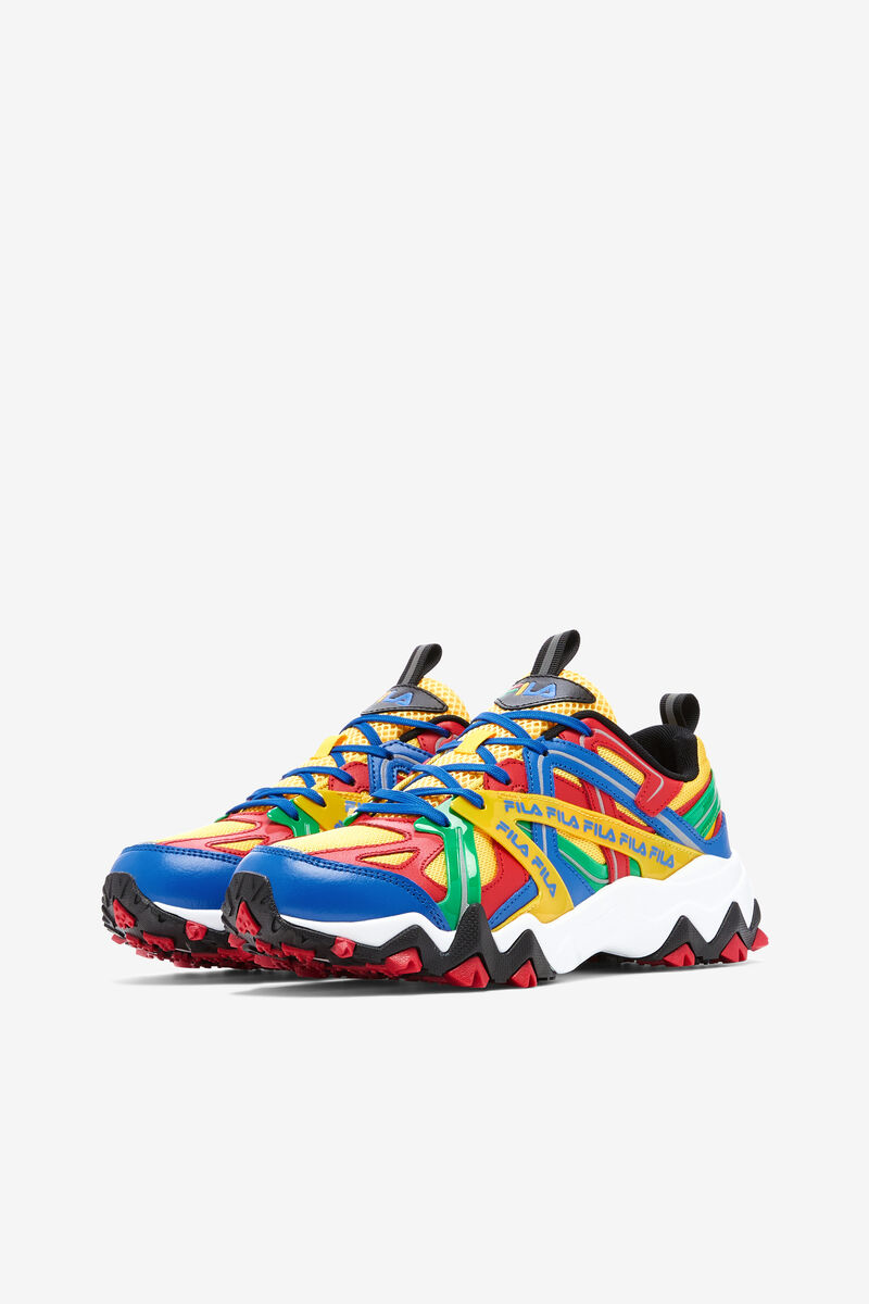 Women's Fila Electromont Sneakers Lemon / Red / Royal Blue | xLy2tf2eaKO