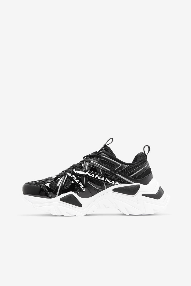 Women's Fila Electrove 2 Sneakers Black / Black / White | yjyz4991ykn