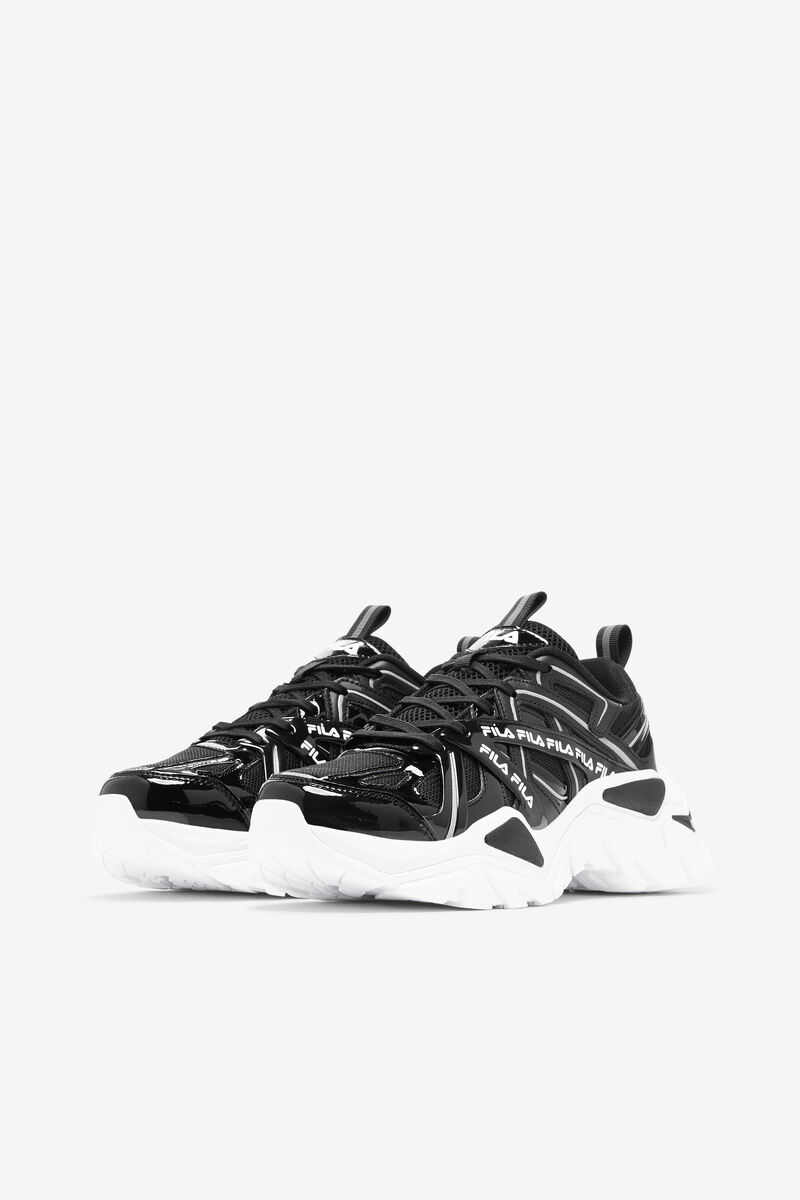 Women's Fila Electrove 2 Sneakers Black / Black / White | yjyz4991ykn
