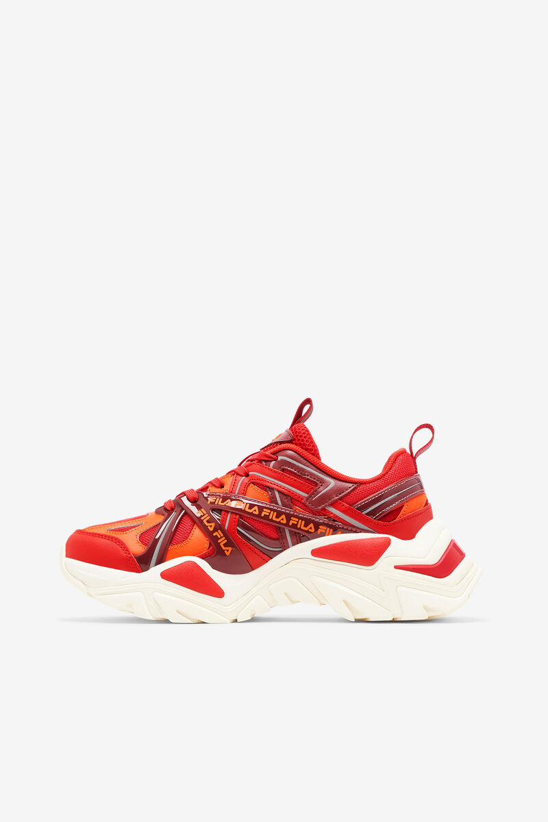 Women's Fila Electrove 2 Sneakers Red / Red | u95JSKKisQn