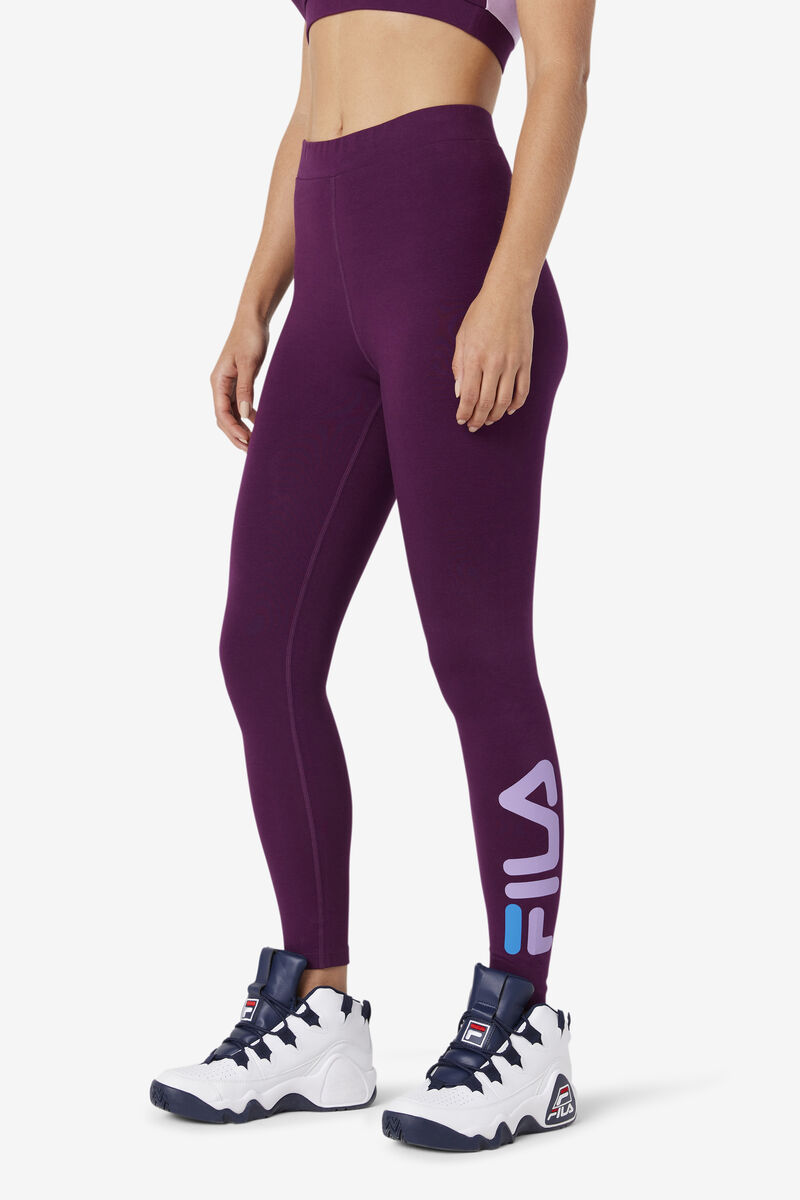 Women's Fila Elora Legging Leggings Purple | w6mbKel4NPD