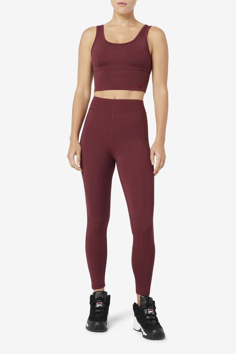 Women's Fila Emerie Legging Leggings Brown | l5FDkVFg75C