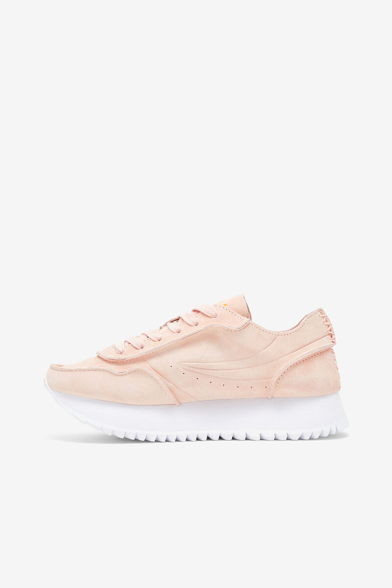 Women's Fila Fila Orbit Deconstructed Sneakers Coral / Metal Gold / White | FD9Helc81cp