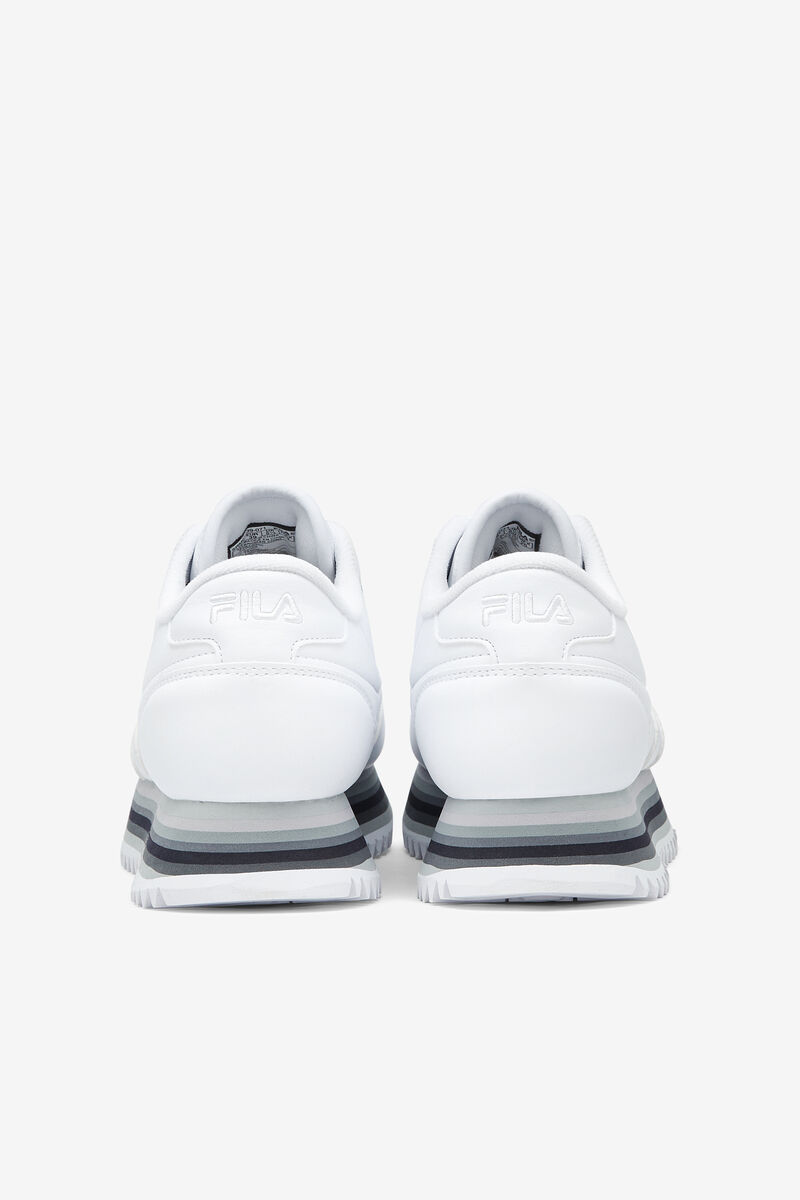 Women's Fila Fila Orbit Stripe Sneakers White / Silver | Q5MIUUxAInh