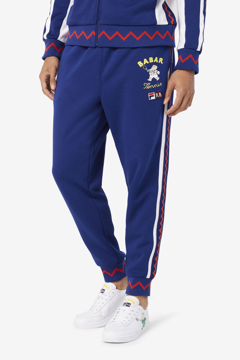 Women's Fila Fila X Rb Babar Evertt Jogger Pants Blue / White | xlHCvPr7EKm
