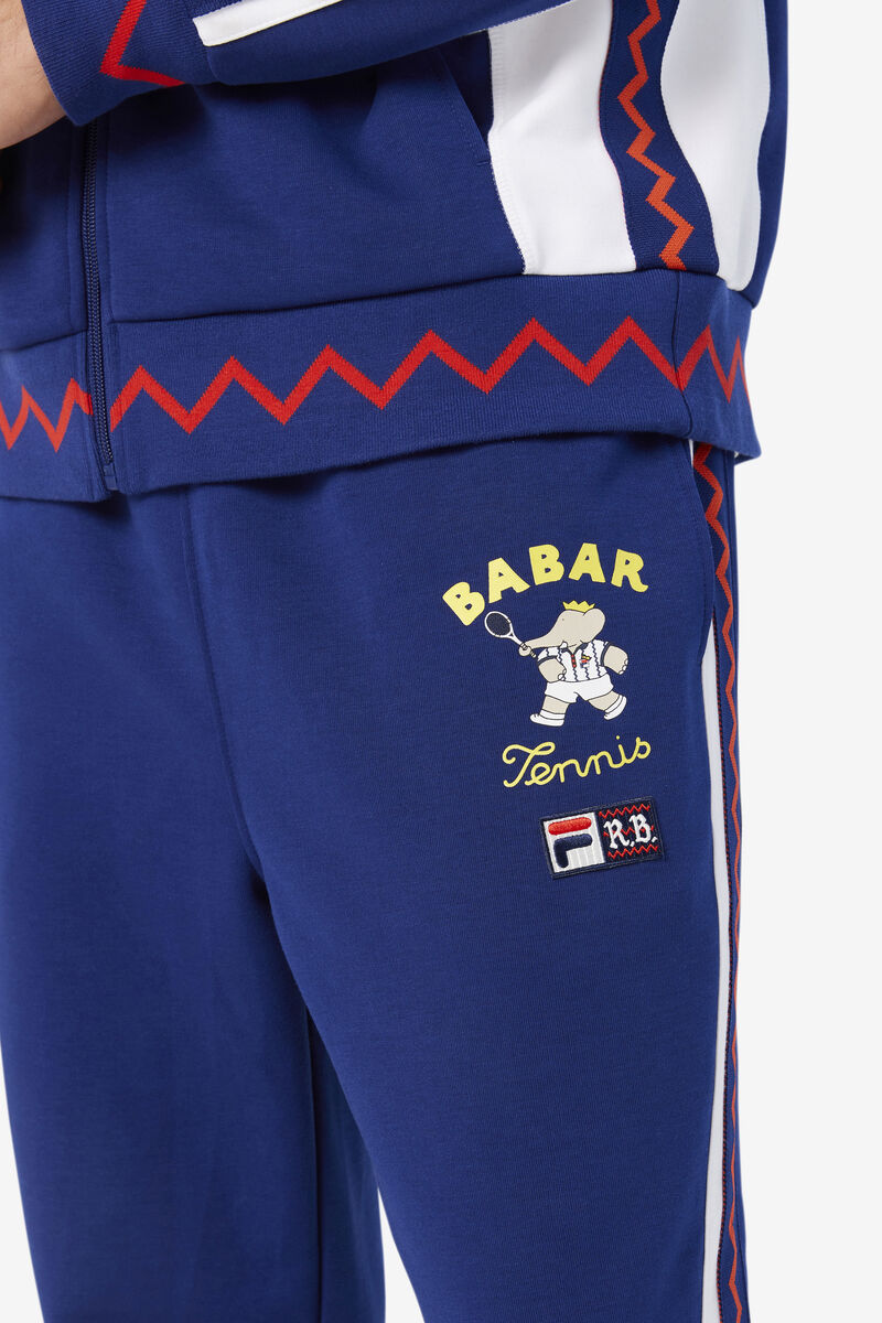 Women's Fila Fila X Rb Babar Evertt Jogger Pants Blue / White | xlHCvPr7EKm