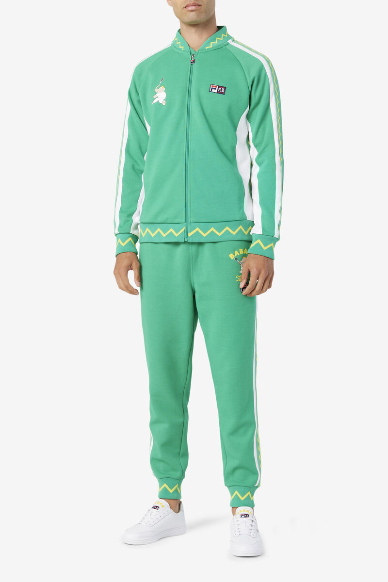 Women's Fila Fila X Rb Babar Iggy Jacket Tracksuits Deep Mint / White | ns14JDHIBPq