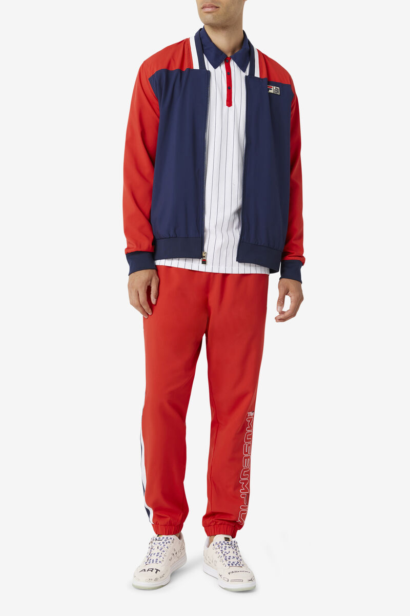 Women's Fila Fila X The Museum Track Jacket Tracksuits Navy / Red / White | OW1Aht9mo8x