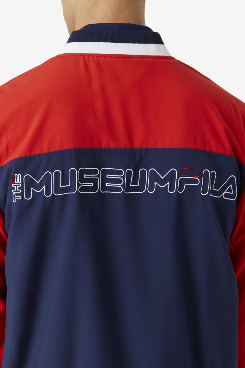 Women's Fila Fila X The Museum Track Jacket Tracksuits Navy / Red / White | OW1Aht9mo8x