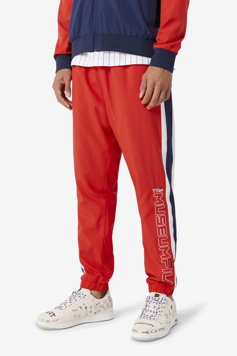 Women's Fila Fila X The Museum Track Pant Tracksuits Red / Navy / White | yTffcq4X3T4