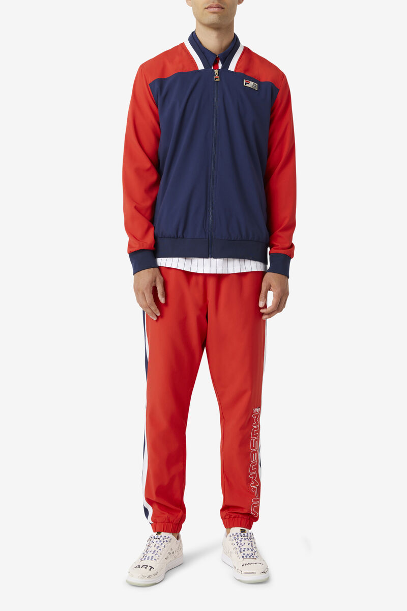 Women's Fila Fila X The Museum Track Pant Tracksuits Red / Navy / White | yTffcq4X3T4