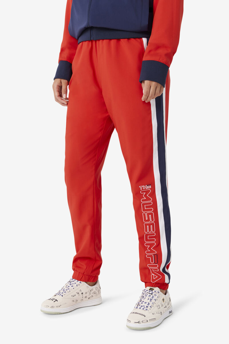 Women's Fila Fila X The Museum Track Pant Tracksuits Red / Navy / White | yTffcq4X3T4