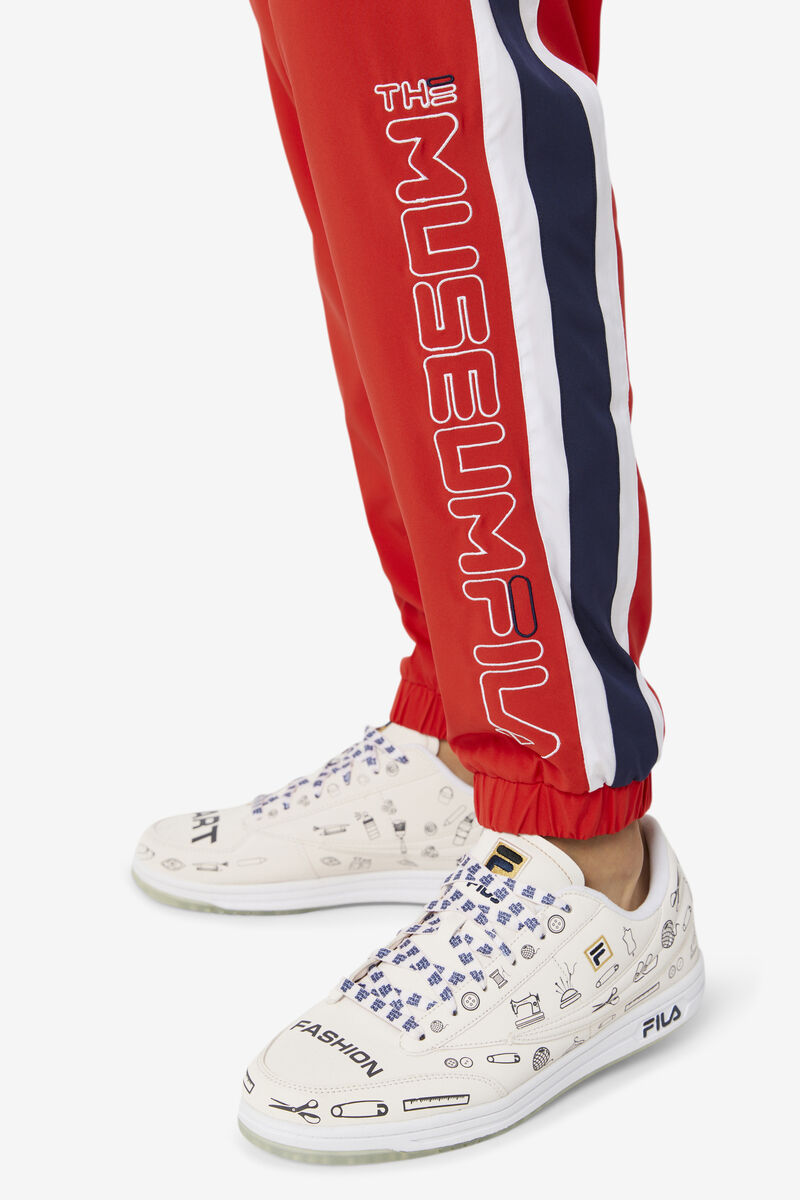 Women's Fila Fila X The Museum Track Pant Tracksuits Red / Navy / White | yTffcq4X3T4
