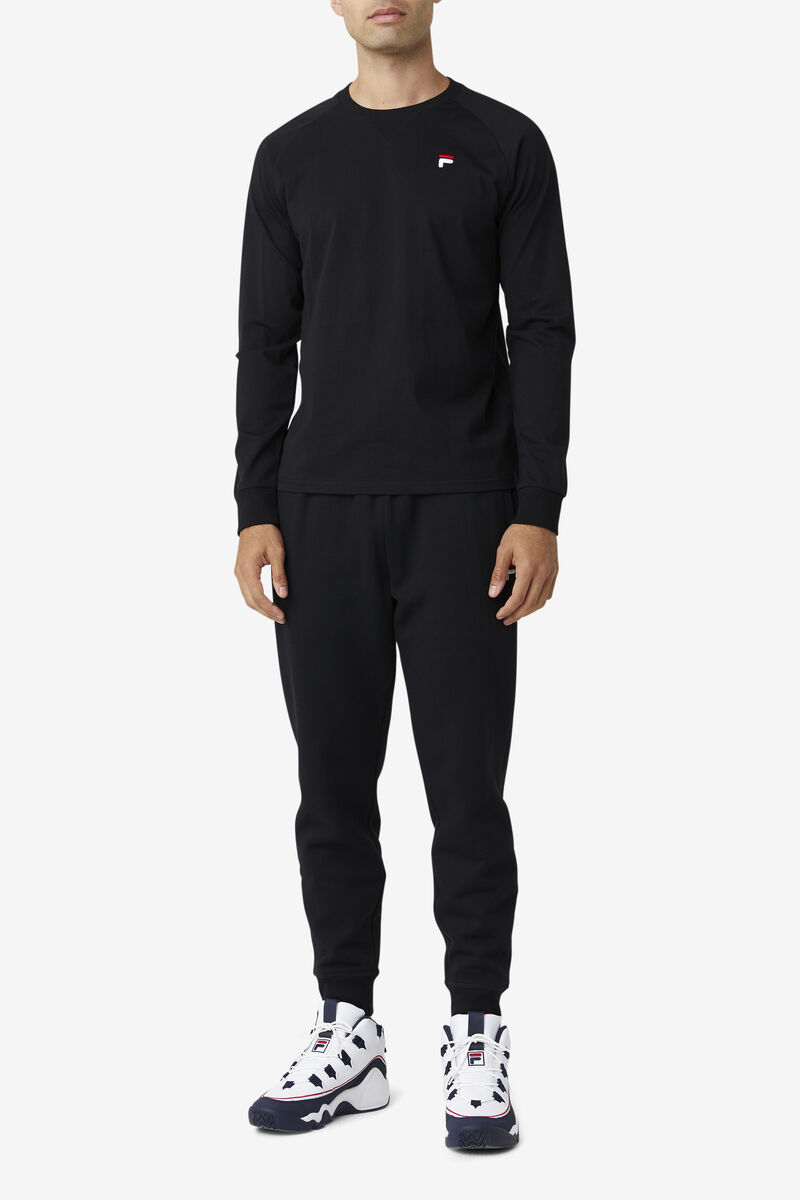 Women's Fila Flynn Long Sleeve Shirt Black | Zgl9owfMCsO