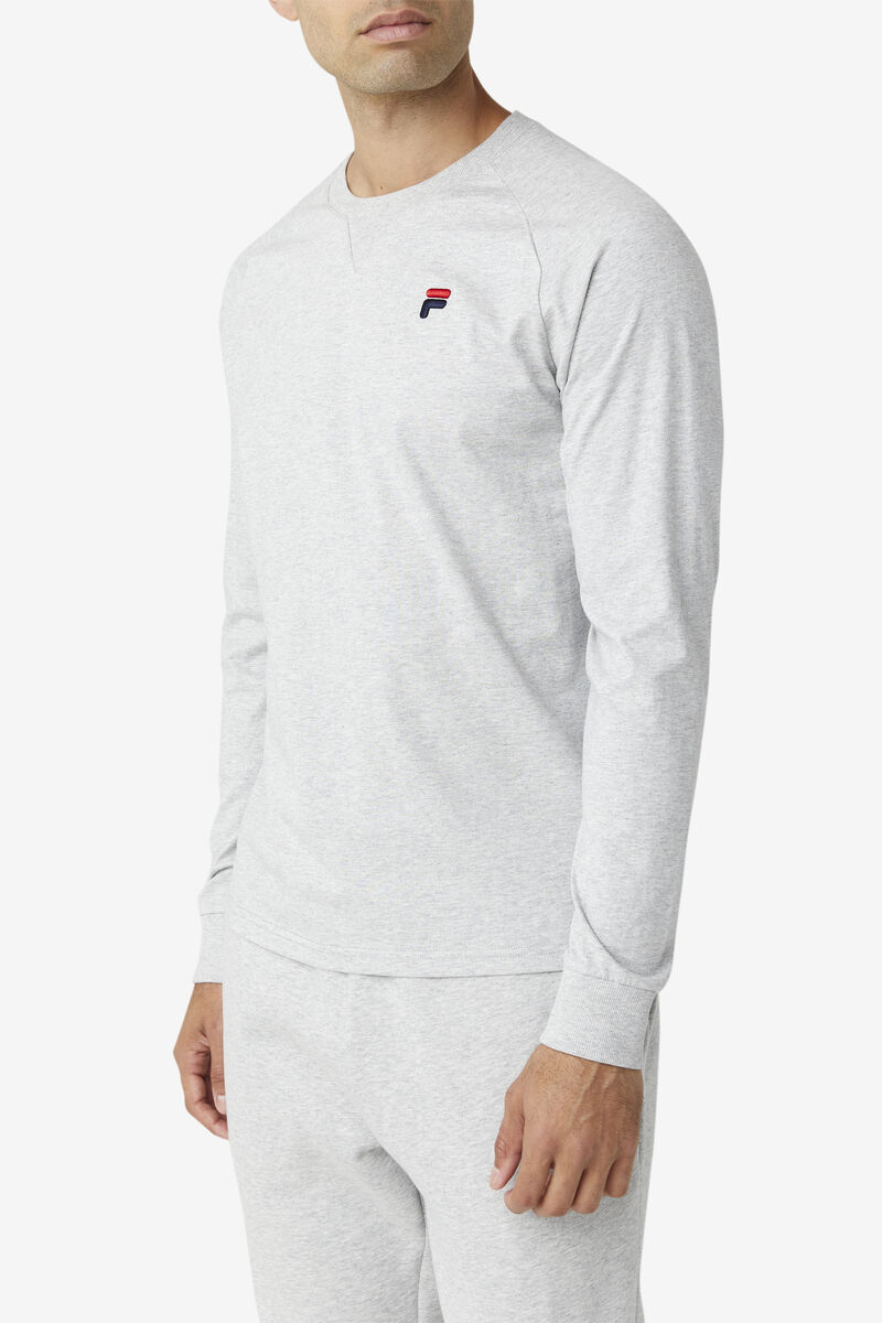 Women's Fila Flynn Long Sleeve Shirt Light Grey | ROjNGwder7I