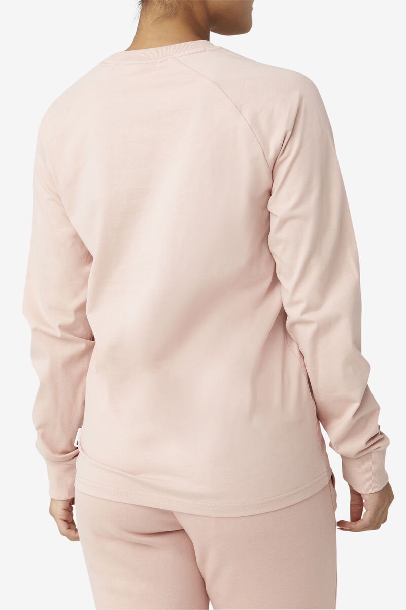 Women's Fila Flynn Long Sleeve Shirt Rose | vWmDhKGpitO